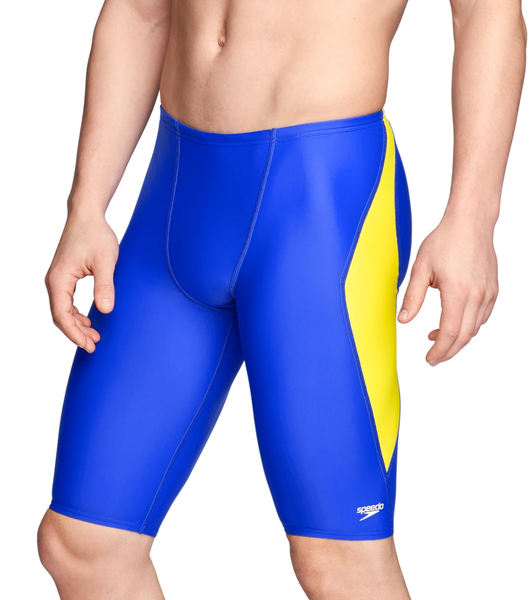 Speedo Men's Powerflex Eco Tone Setter Jammer Swimsuit
