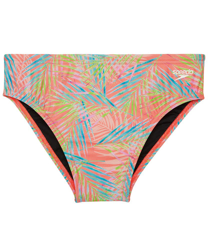  Speedo Vibe Men's Printed One Brief Swimsuit Throwing Shade