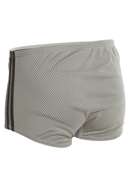  Speedo Solid Poly Mesh Square Leg Swimsuit