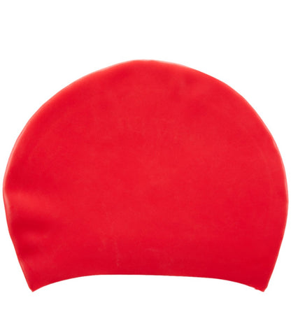  Speedo Long Hair Silicone Swim Cap