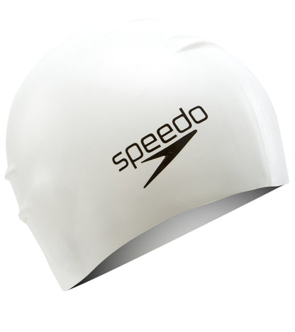  Speedo Long Hair Silicone Swim Cap