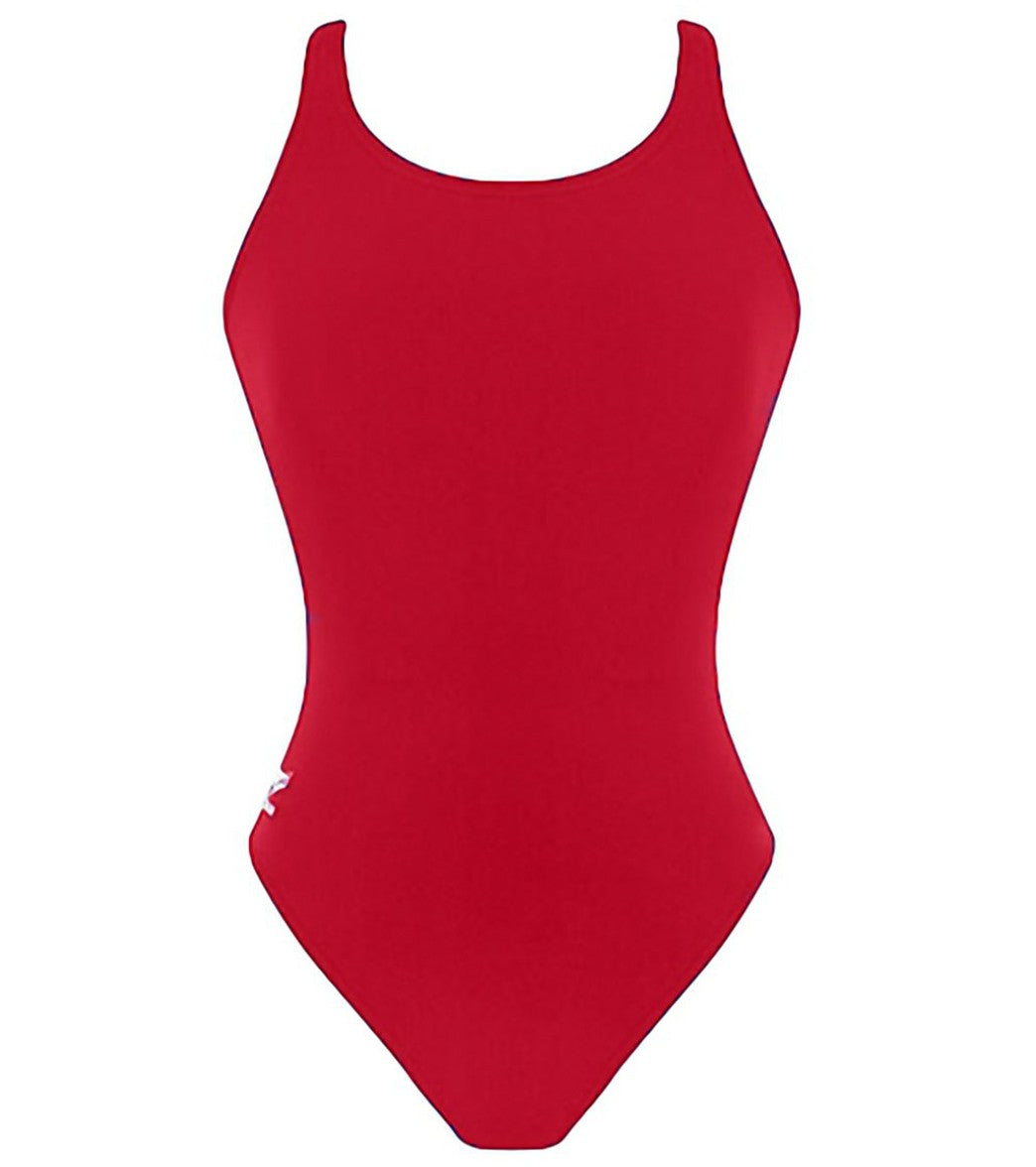  Speedo Women's Solid Endurance+ Super Proback One Piece Swimsuit