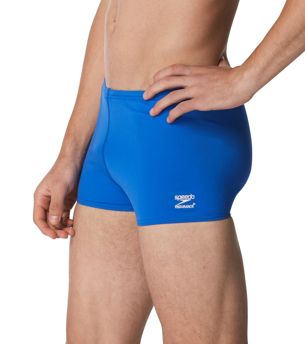  Speedo Men's Solid Endurance+ Square Leg Swimsuit