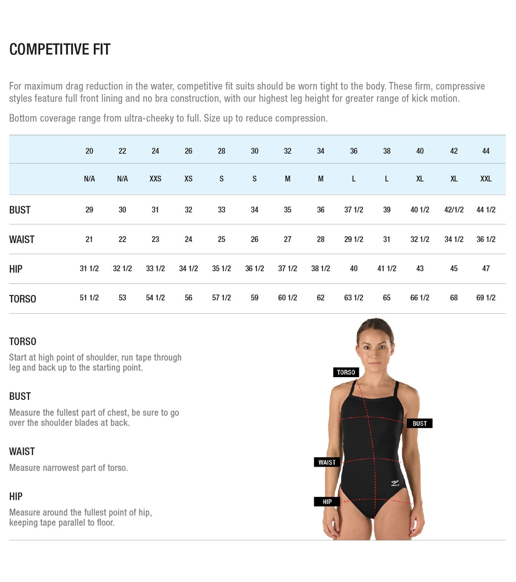  Speedo Women's Coded Riff Flyback One Piece Swimsuit