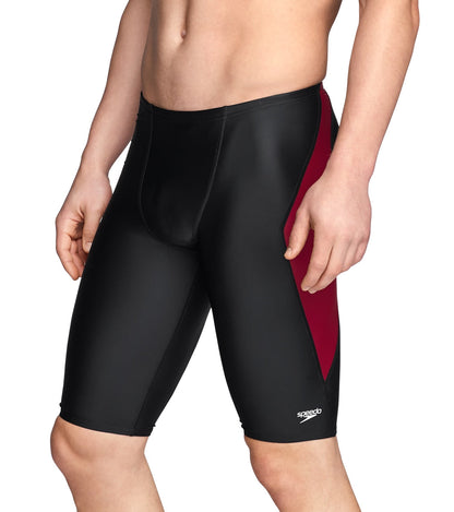  Speedo Men's Powerflex Eco Tone Setter Jammer Swimsuit
