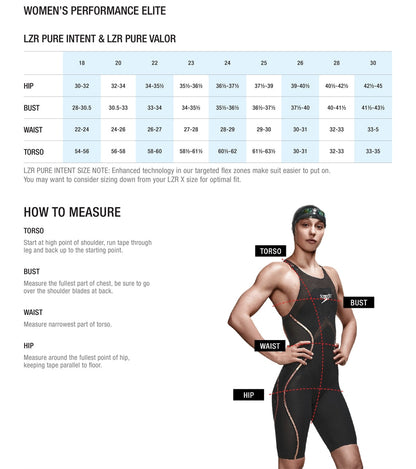  Speedo Women's Fastskin LZR Pure Intent Open Back Kneeskin Tech Suit Swimsuit