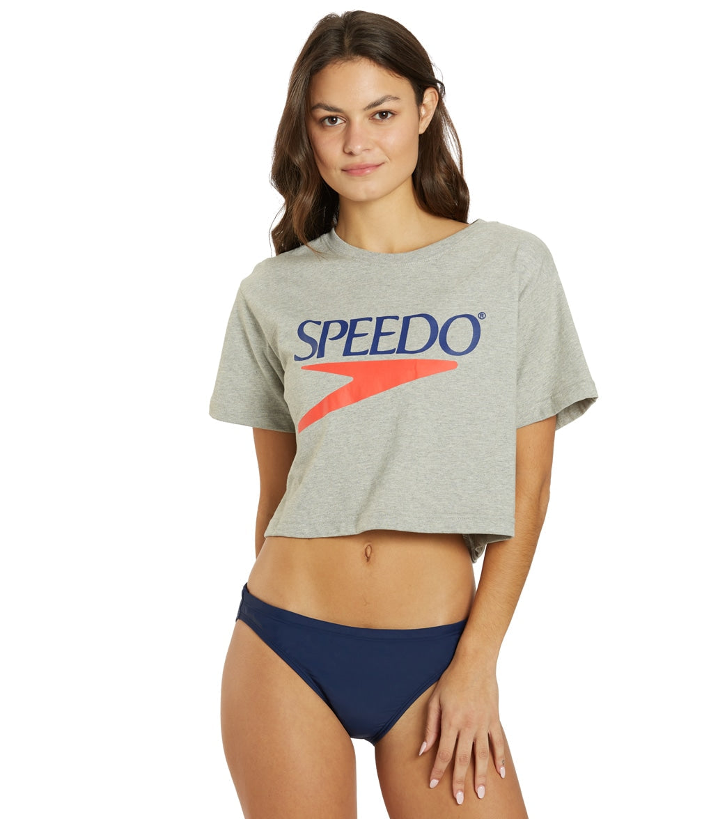  Speedo Women's Vintage Cropped Tee