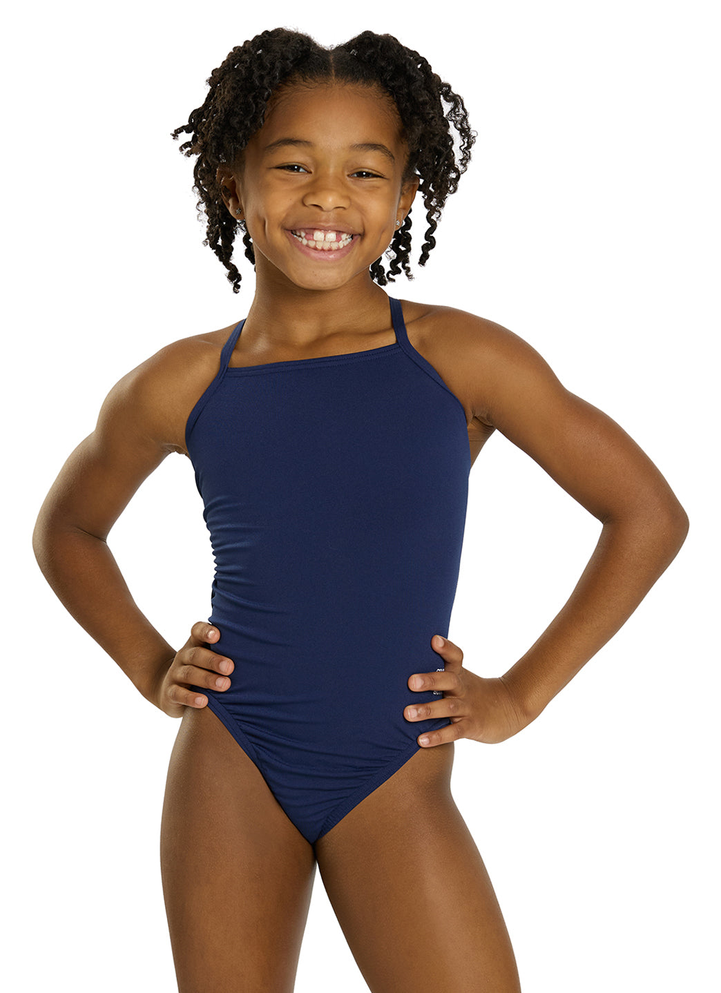  Speedo Women's Solid Endurance + Crossback One Piece Swimsuit