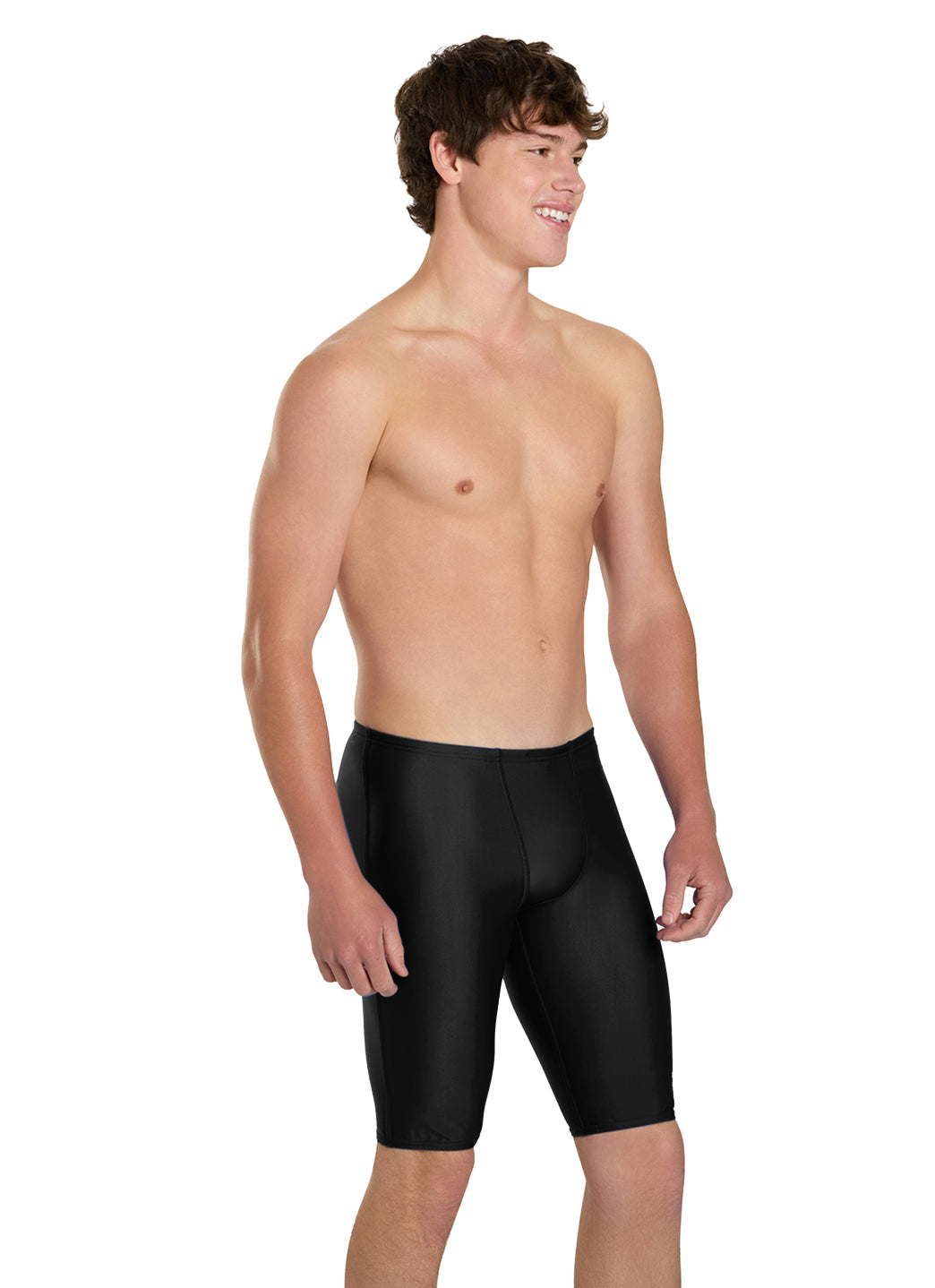  Speedo Men's Eco Pro LT Solid Jammer Swimsuit