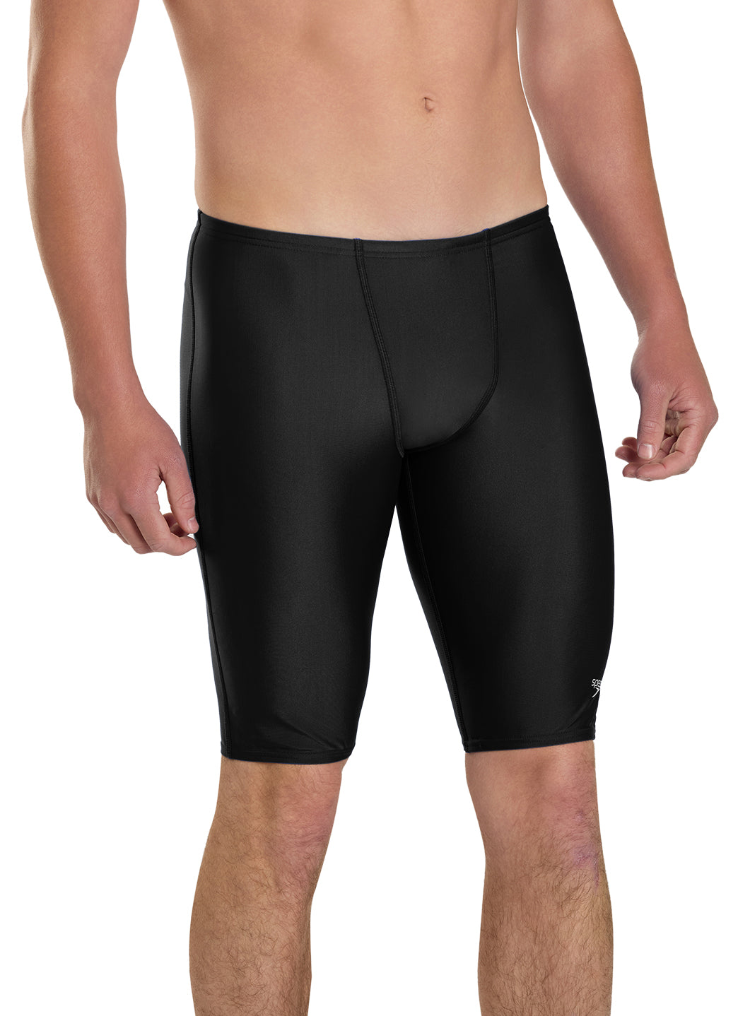  Speedo Men's Eco Pro LT Solid Jammer Swimsuit