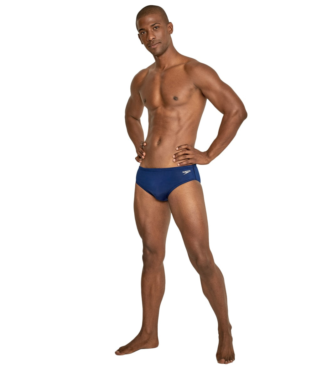  Speedo Men's Eco Pro LT Solid Brief Swimsuit