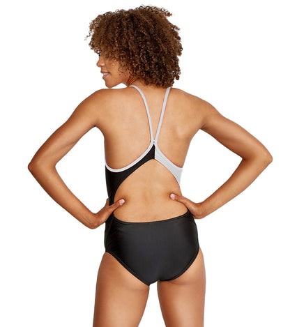  Speedo Women's Colorblock Flyer One Piece Swimsuit