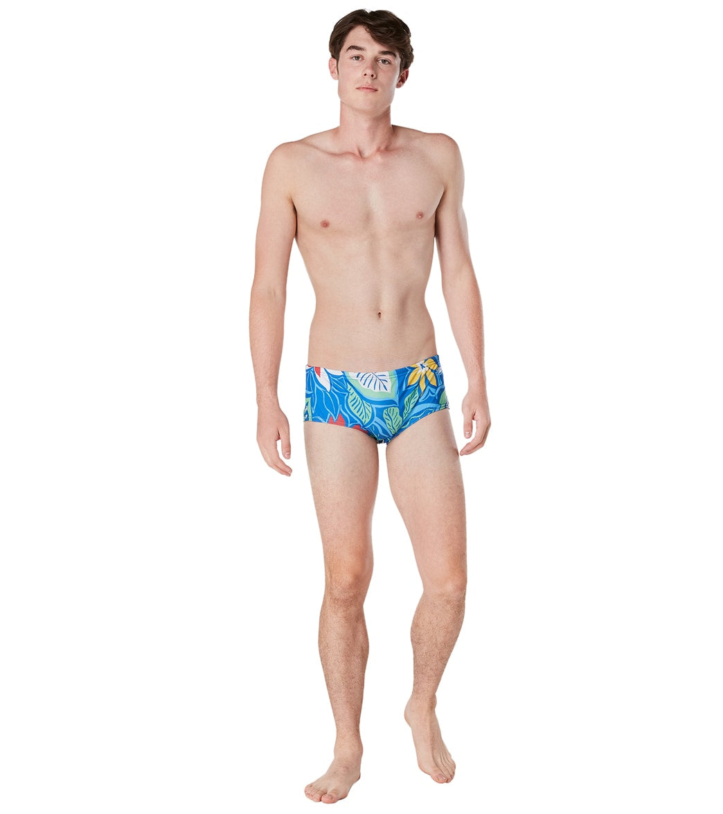  Speedo Vibe Men's Printed Euro Brief Swimsuit