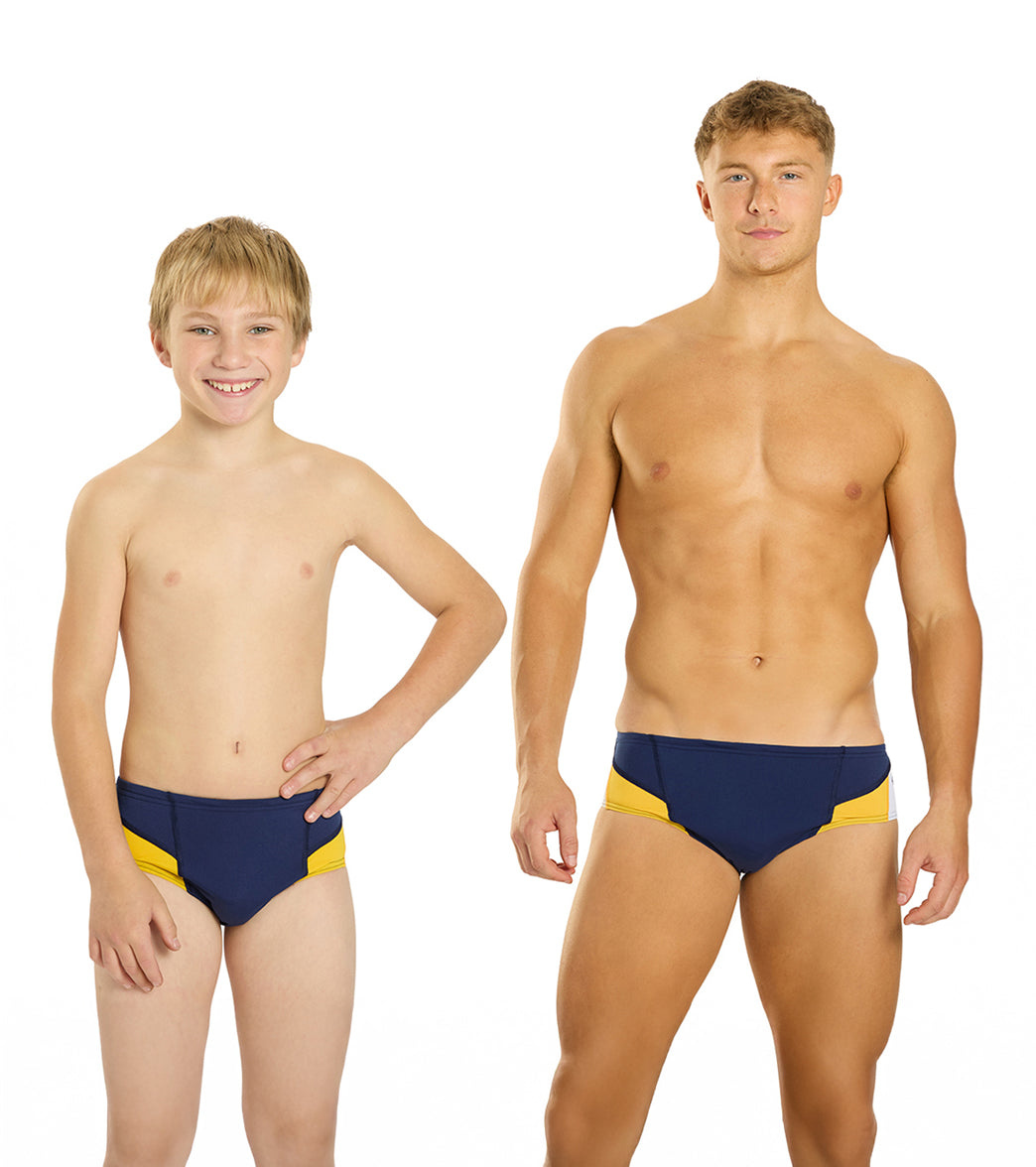  Speedo Men's Edge Splice Brief Swimsuit