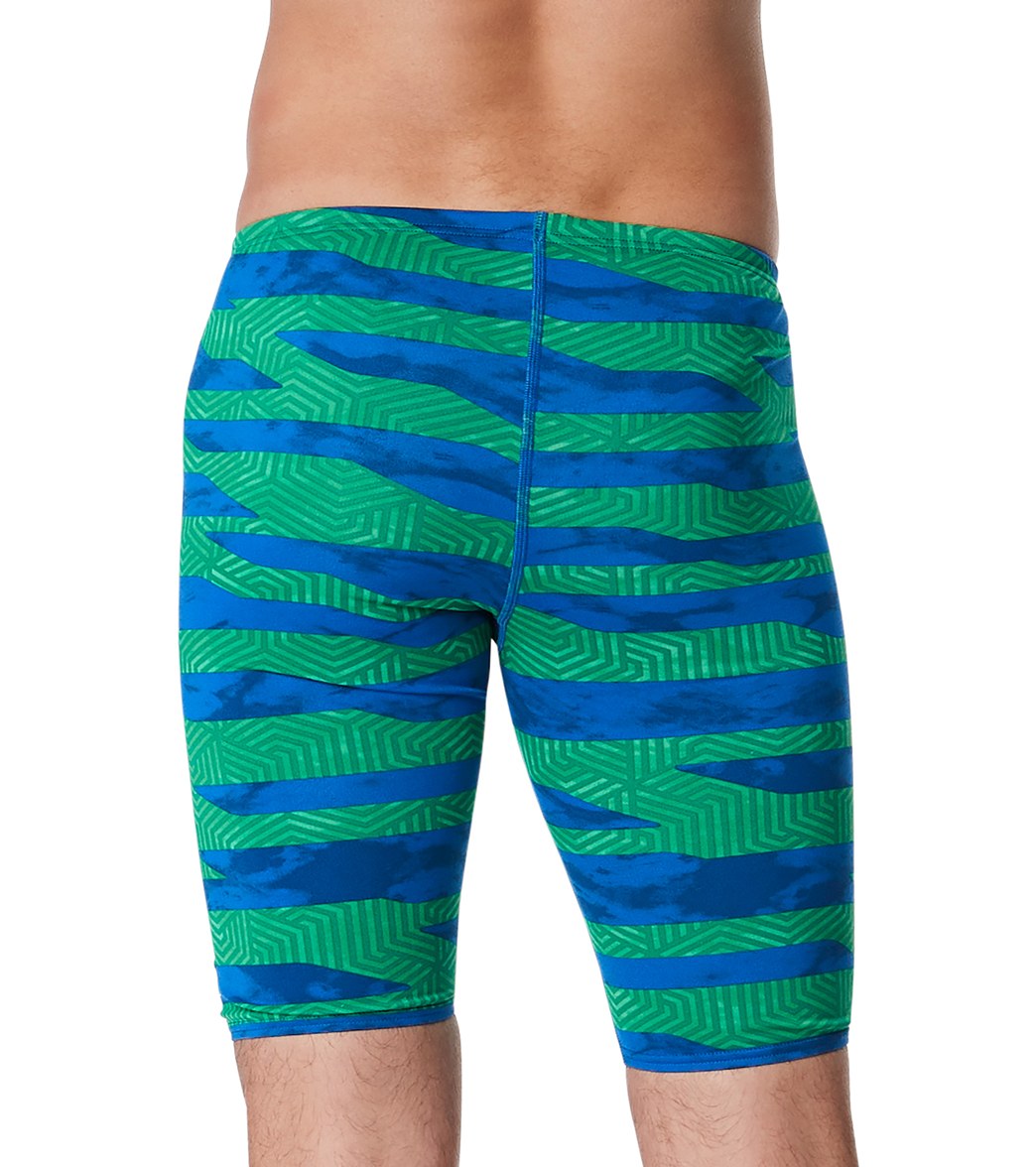  Speedo Men's Contort Stripes Jammer Swimsuit