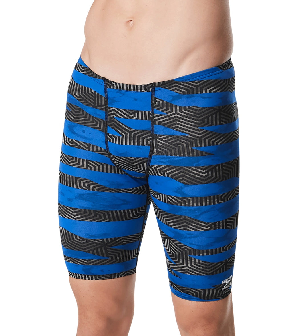  Speedo Men's Contort Stripes Jammer Swimsuit