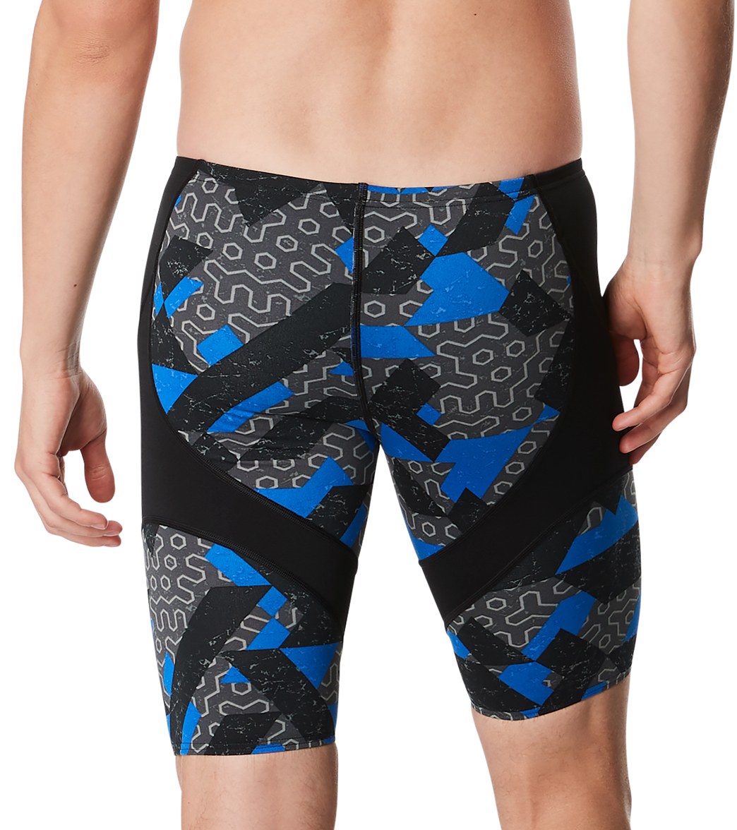  Speedo Men's Ruse Blocks Jammer Swimsuit