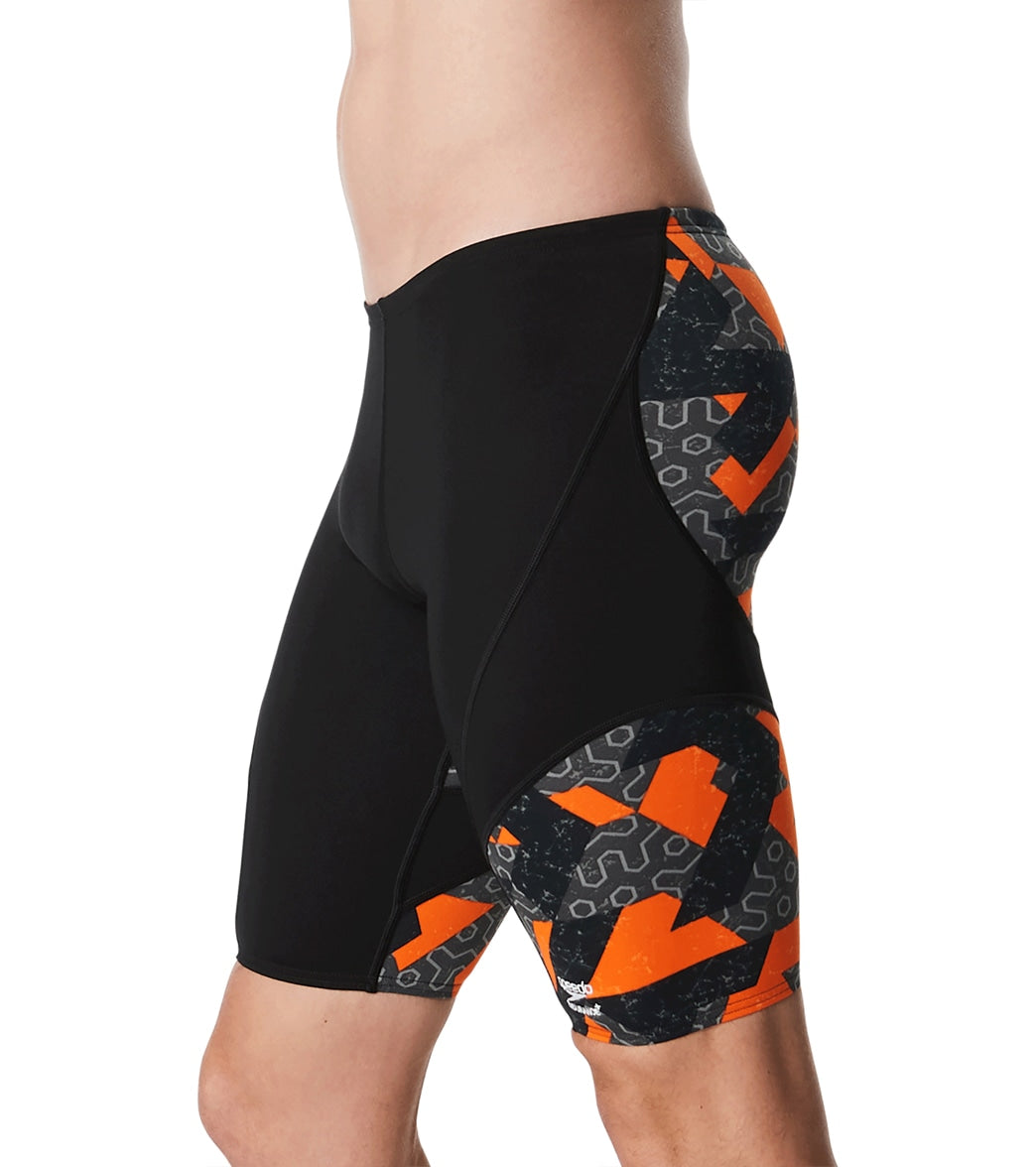  Speedo Men's Ruse Blocks Jammer Swimsuit