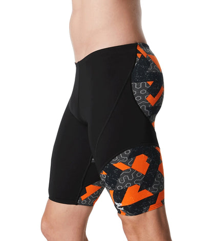  Speedo Men's Ruse Blocks Jammer Swimsuit