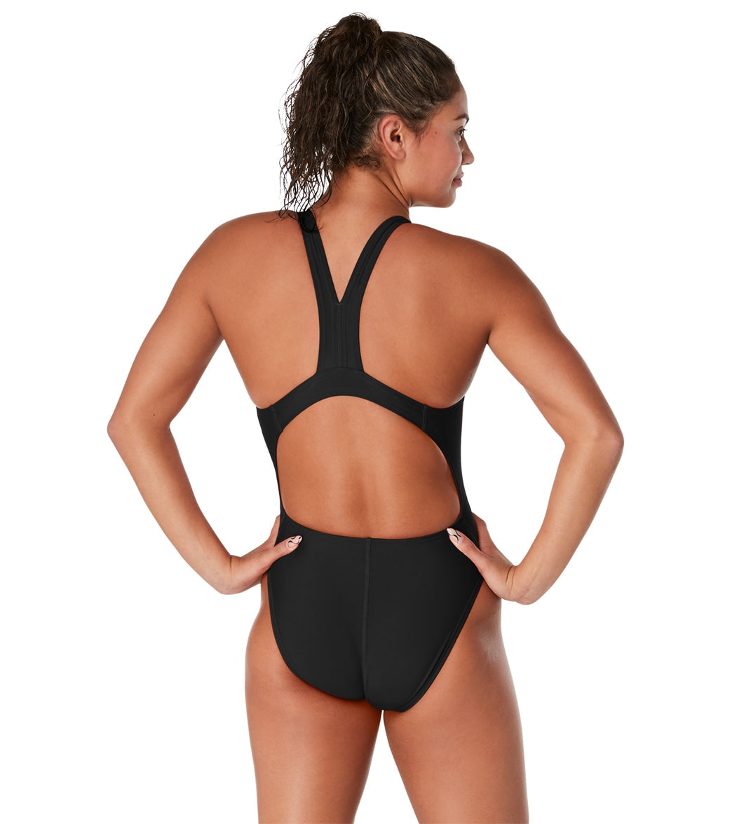  Speedo Women's Eco Solid Super Pro One Piece Swimsuit