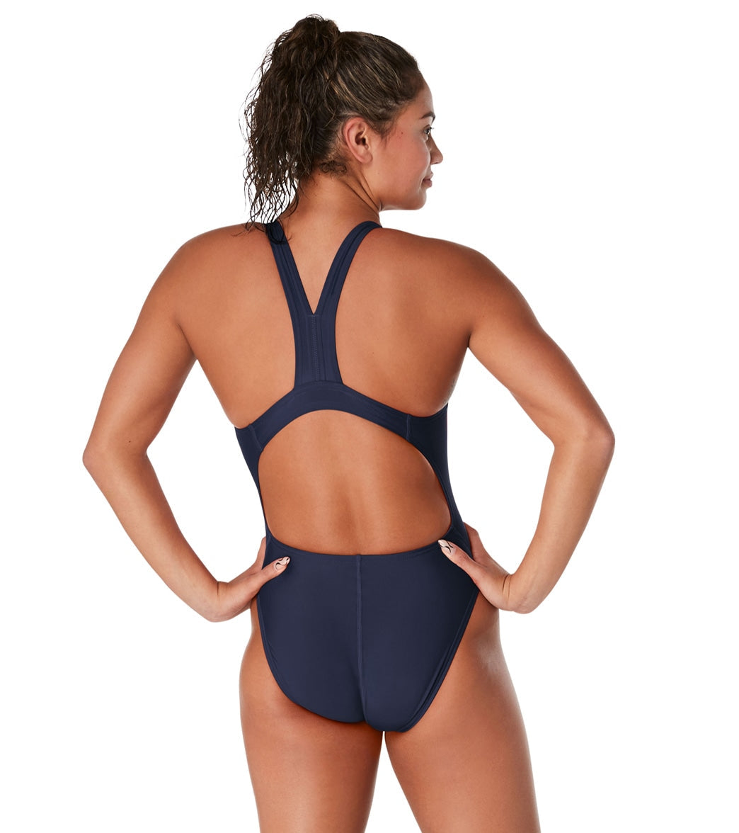  Speedo Women's Eco Solid Super Pro One Piece Swimsuit