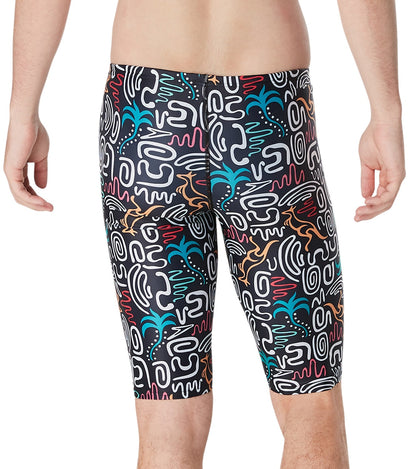  Speedo Vibe Men's Eco Pro LT Printed Jammer Swimsuit