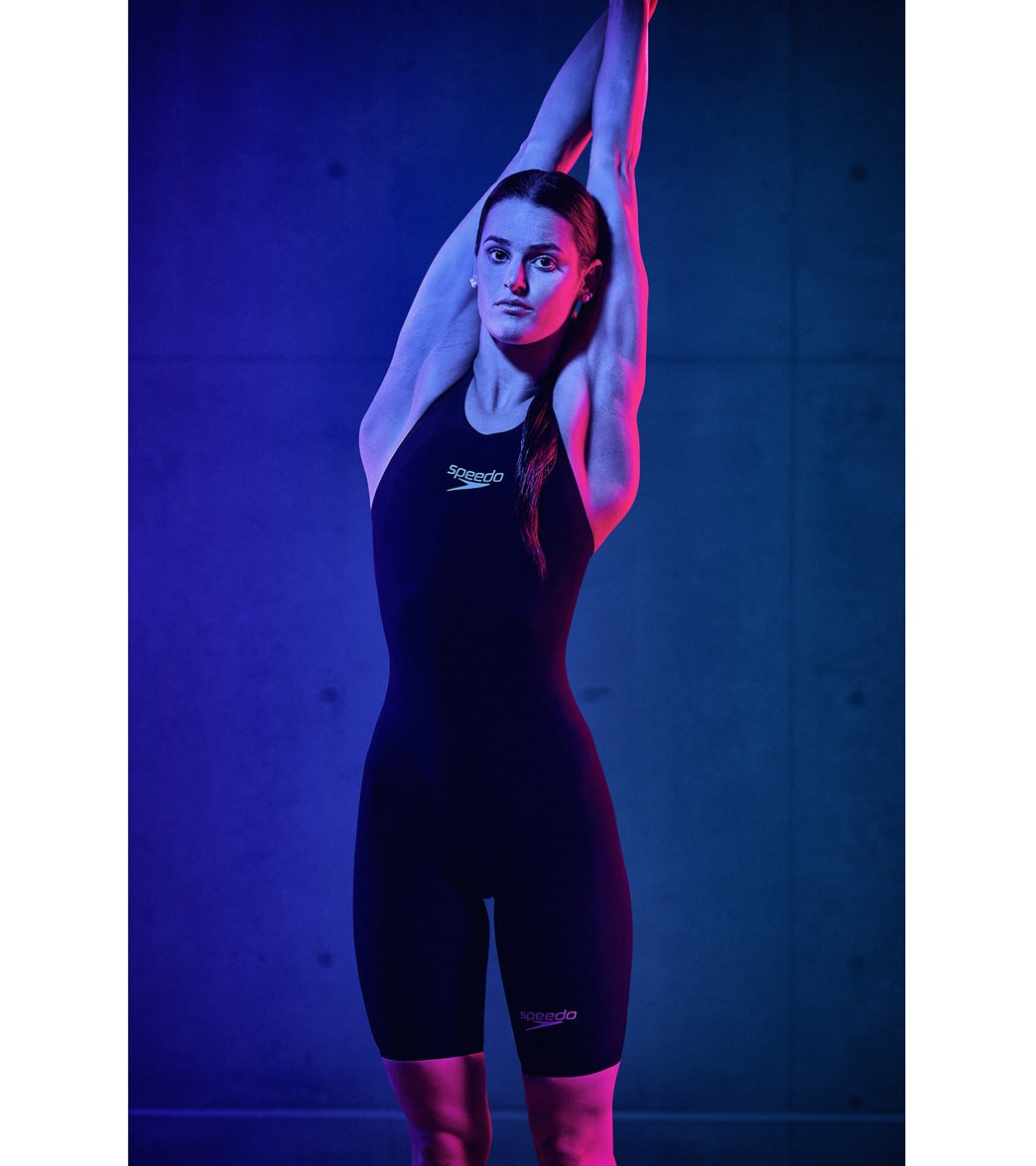 Speedo Women's LZR Valor 2.0 Closed Back Kneeskin Tech Suit Swimsuit