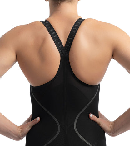  Speedo Women's LZR Intent 2.0 Closed Back Kneeskin Tech Suit Swimsuit