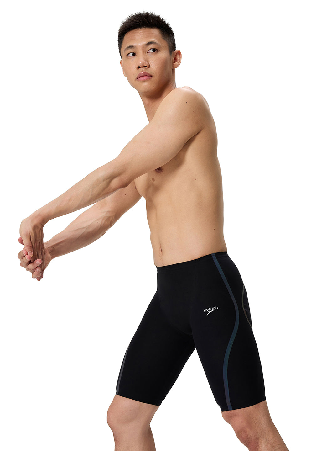  Speedo Men's LZR Intent 2.0 High Waist Jammer Tech Suit Swimsuit