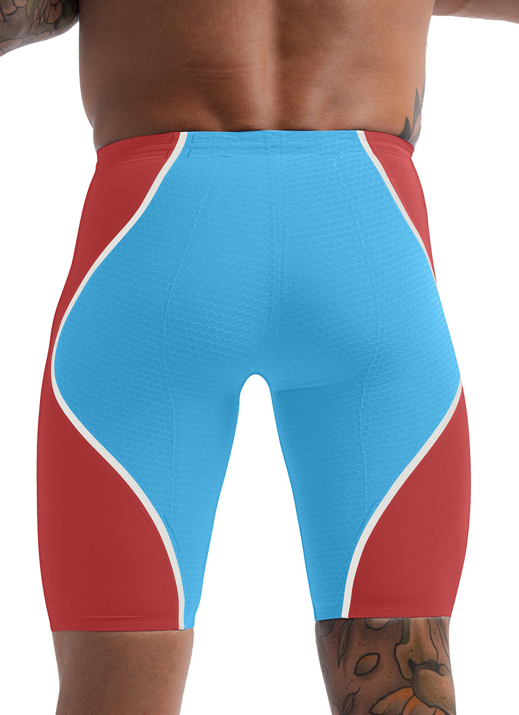  Speedo Men's LZR Intent 2.0 High Waist Jammer Tech Suit Swimsuit