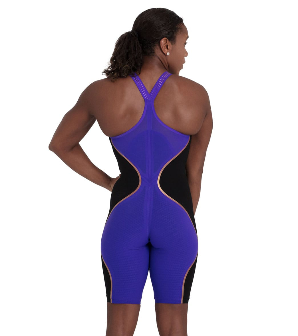  Speedo Women's Fastskin LZR Pure Intent Closed Back Kneeskin Tech Suit Swimsuit