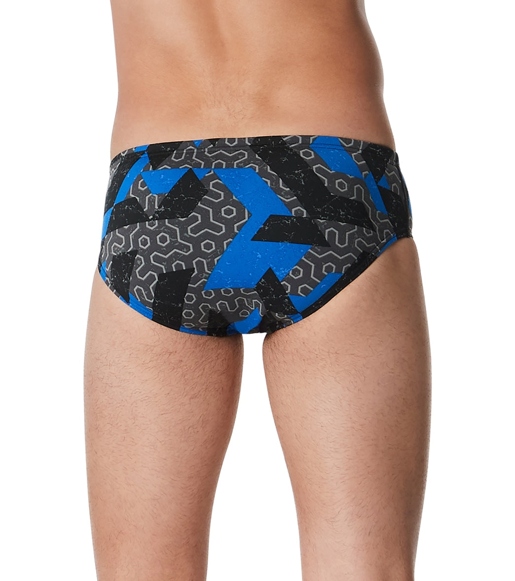  Speedo Men's Ruse Blocks Brief Swimsuit