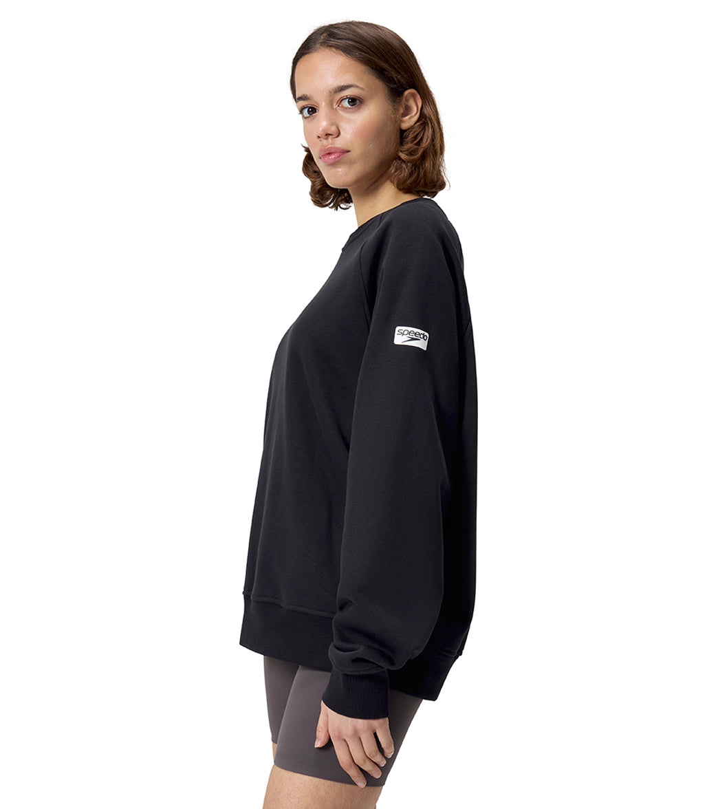  Speedo Unisex Fleece Crew Neck Long Sleeve Pullover Shirt