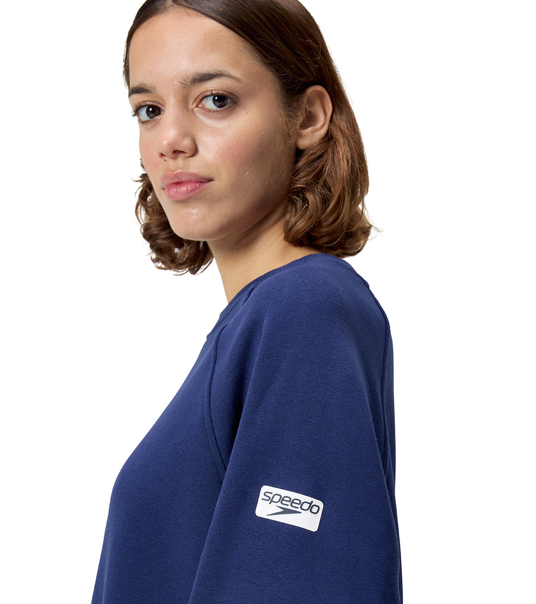  Speedo Unisex Fleece Crew Neck Long Sleeve Pullover Shirt