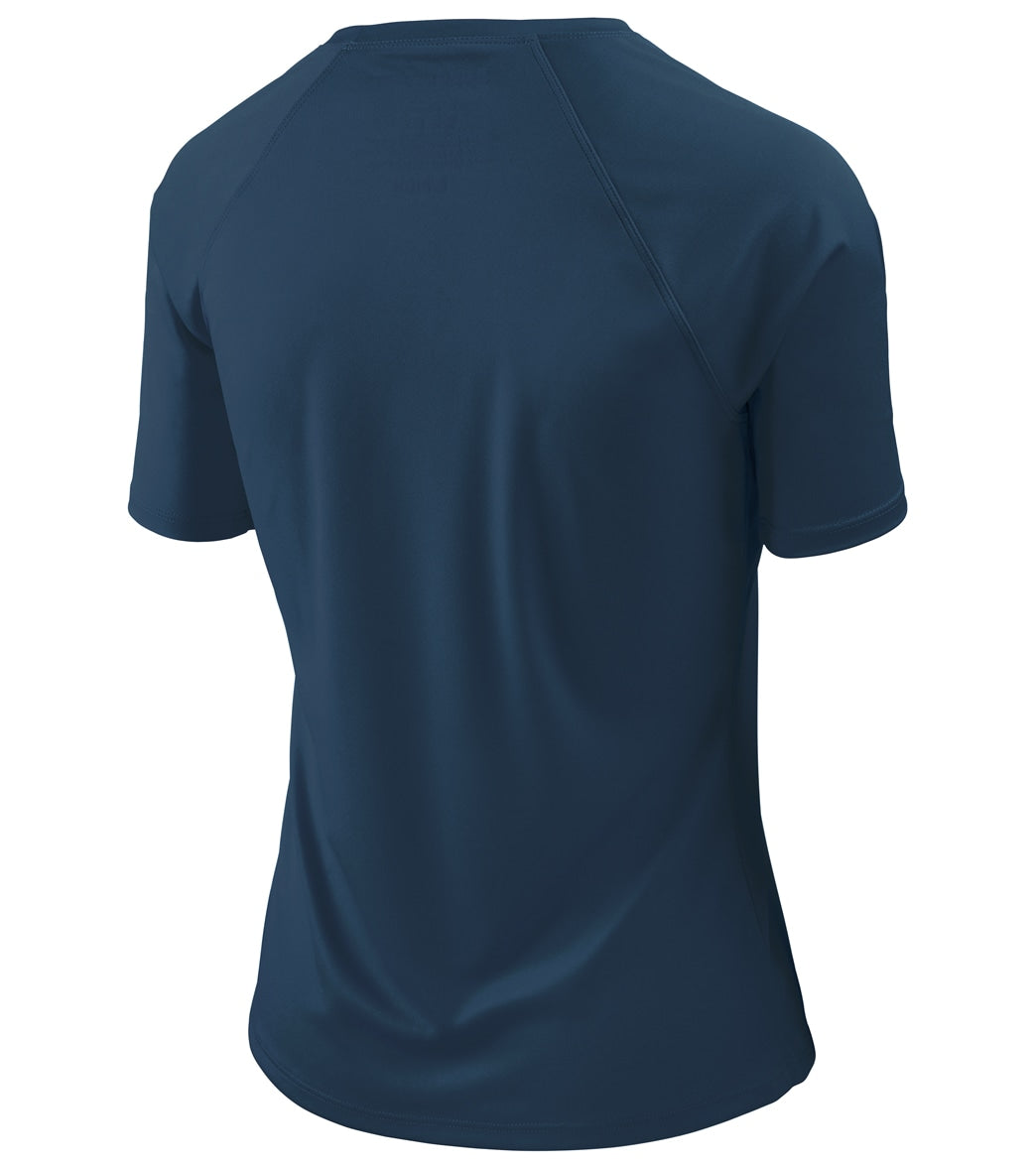  Speedo Lifeguard Women's Short Sleeve Solid Swim Tee