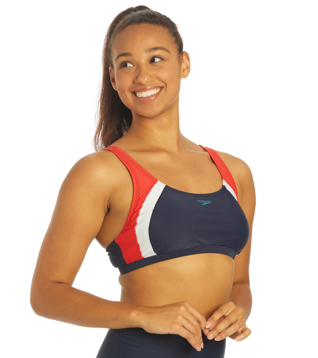  Speedo Women's Quantum Fusion Bikini Top