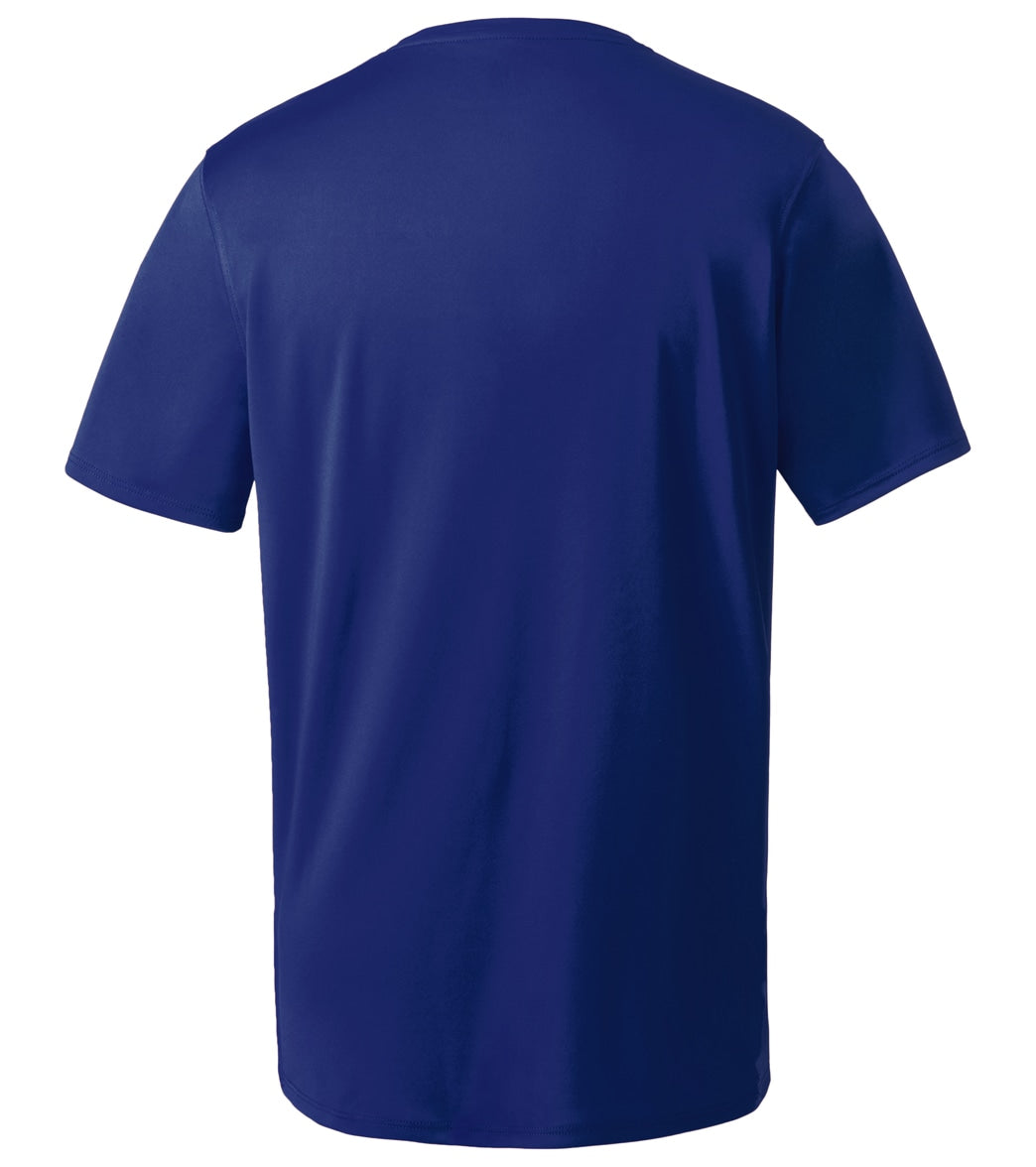  Speedo Lifeguard Men's Short Sleeve Solid Swim Tee