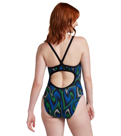  Speedo Women's Purpose Flyback One Piece Swimsuit