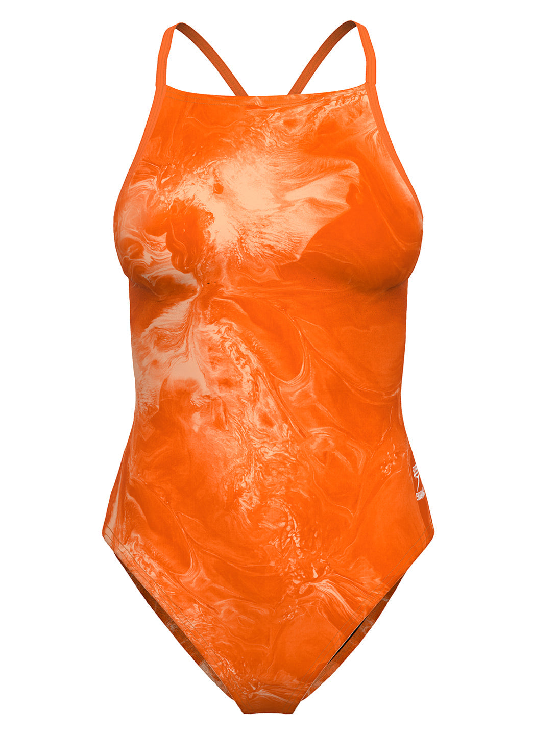  Speedo Women's Lunar Storm Crossback One Piece Swimsuit
