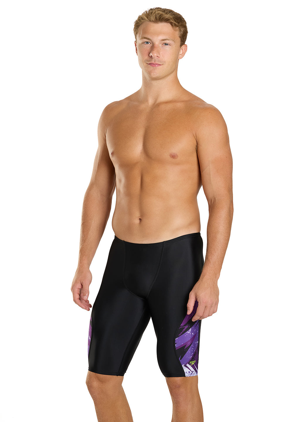  Speedo Men's Bolted Splice Jammer Swimsuit