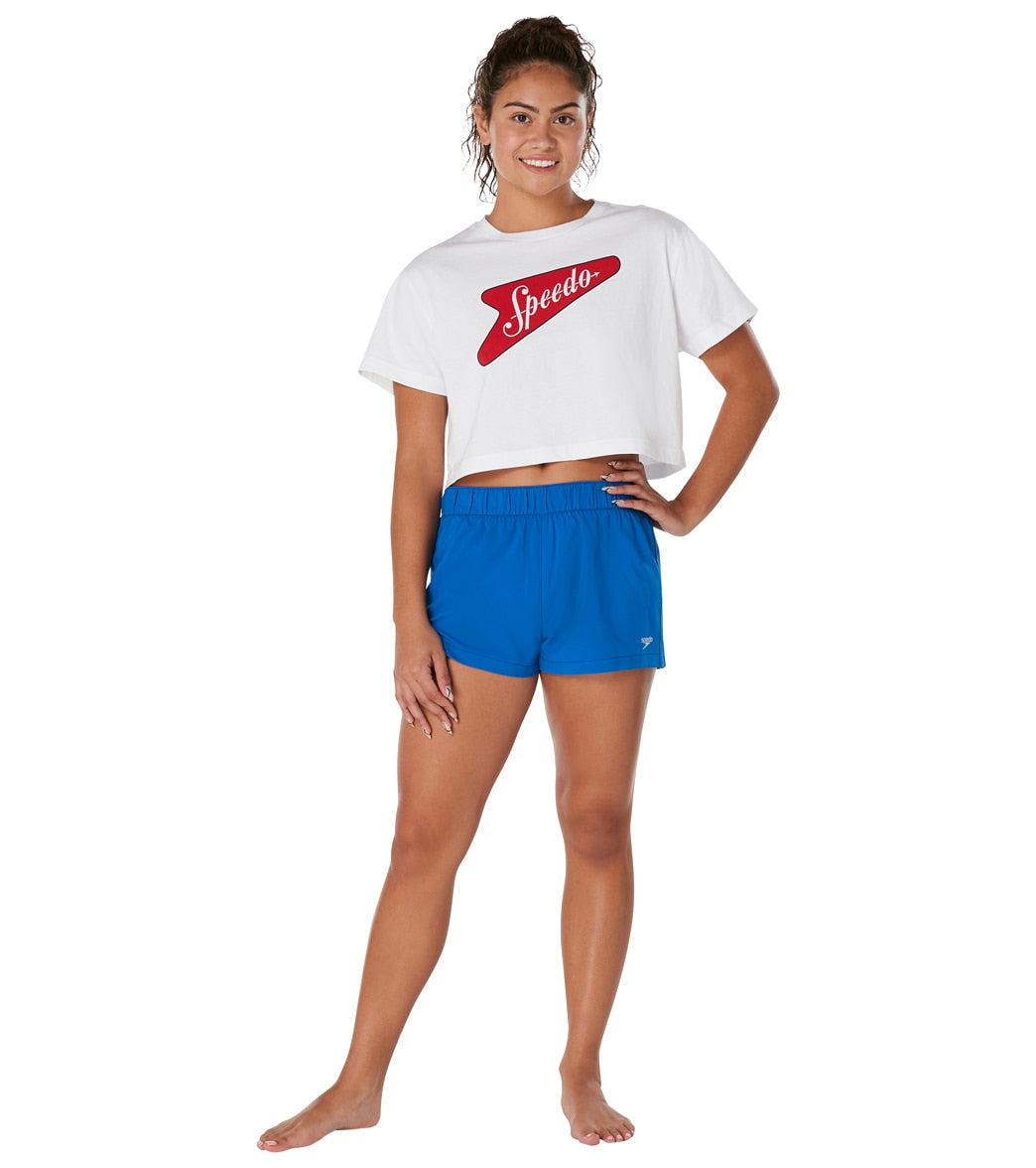  Speedo Women's Solid Volley Shorts