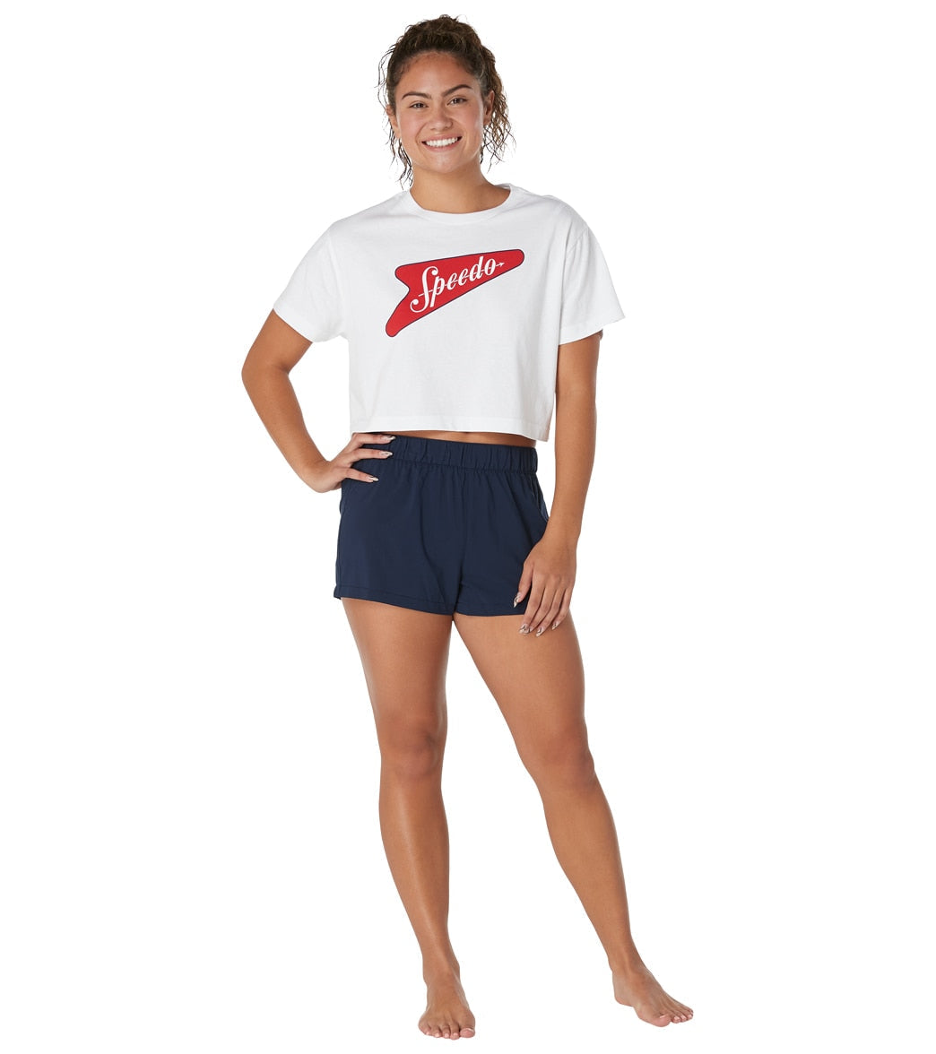  Speedo Women's Solid Volley Shorts